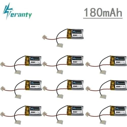 3.7V 180mAh Lipo battery for Syma S105 S107 S107G S109 S107 M3 for RC Quadcopter Spare Parts 3.7V Drone Battery 701723 10pcs/set