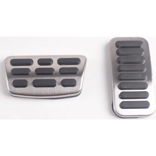 Stainless Steel Gas Fuel Brake Pedal Pads Cover AT For Hyundai Elantra i30 Kona 2017-2019 For Kia Forte 2018-2019 Ceed KX3 kx7
