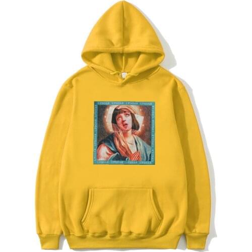 New Hot Sale Virgin Mary Print Mens Hoodie Funny Streetwear Men/women Autumn Winter Casual Hoodies Sweatshirts Pullovers Tops