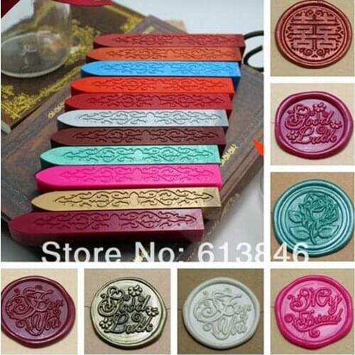 Vintage sealing wax seal DIY Multifunction scrapbooking Deco funny work without stamp H240