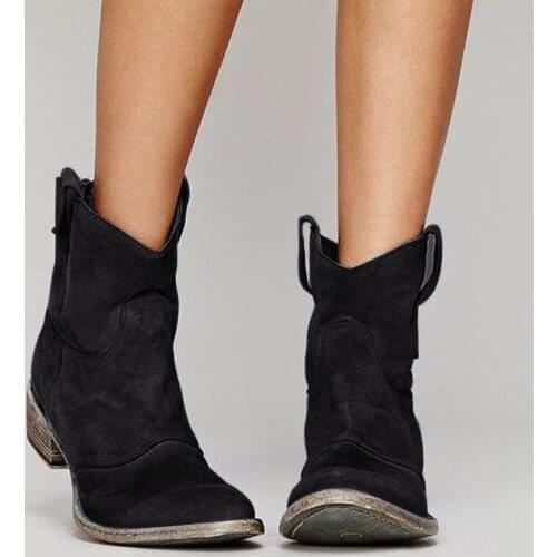 2021 New Gladiator Tan Blue Botte Femme Western Autumn Winter Ankle Boots Pointed Toe Cowboy Boots For Women Punk Runway Shoes