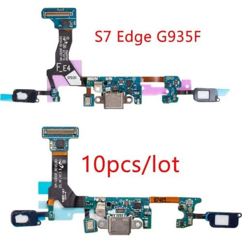 10pcs Charging Port flex cable for SamSung Galaxy S7 Edge G930F G935F Charger USB Port Dock Connector