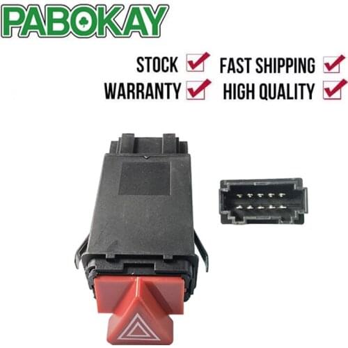 FS Hazard Emergency Flasher Warning Light Switch 4B0941509D / 4B0941509K 4B0941509C for Audi A6 B4 C5