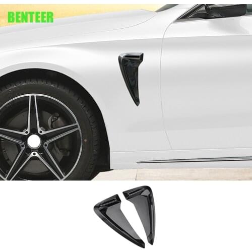 Car Styling Car fender sticker For Mercedes-Benz AMG C Glass C180 C200 C260 C300 A45 E200 E300L E63 C63