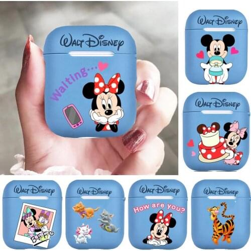 Morning Minnie MousePattern Case for Airpods Pro 1/2 Cover Protective Earphone Cases Headphones Funda Protective For Airpods Coq