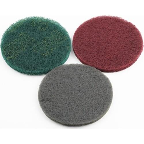 125mm Brushed Scouring Pad Industrial Buffing Pad Metal Polishing Cleaning Scouring Pad