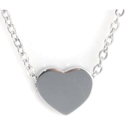 DoreenBeads Fashion 316 Stainless Steel Necklace Silver Color Heart Flamingo Geometric Styles Pendant 39cm - 40cm long, 1 Piece