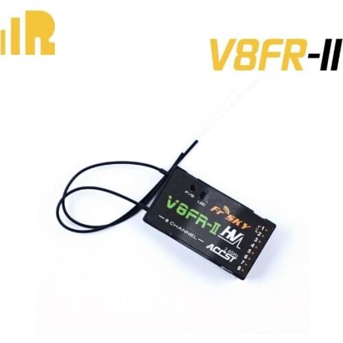 FrSky 2.4GHz ACCST D8 Mode V8FR-II 2.4G 8CH Receiver HV Version for Radio Transmitter