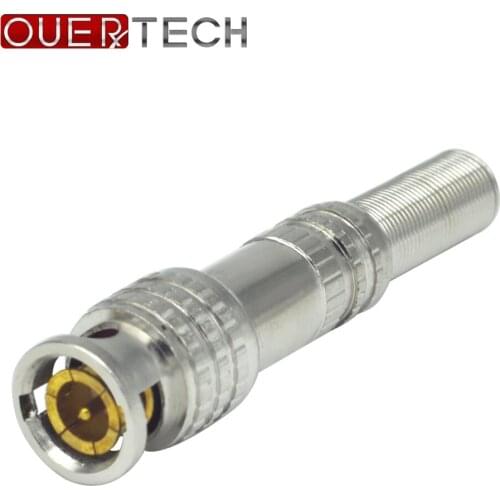 OUERTECH Hot 10 Pcs Solder Less Twist Spring BNC Connector Jack for Coaxial RG59 For CCTV Camera and DVR Surveillance System