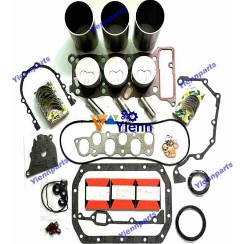 3KC1 Engine Overhaul Rebuild Kit For Isuzu Diesel Engine Repair Parts Cylinder Liner Piston Piston Ring Bearing Full Gasket Set