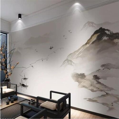 Wellyu Custom wallpaper 3d stereo photo murals new Chinese ink landscape sofa TV background wall papers home decor 3d wallpaper