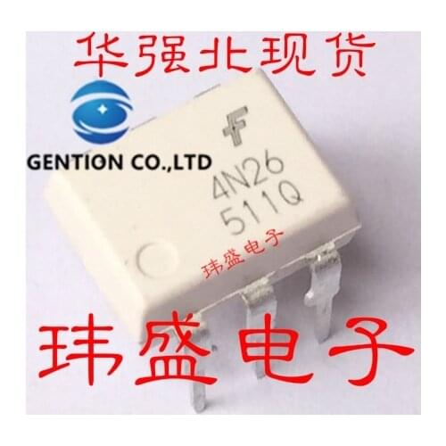 20PCS 4N26 DIP-6 light coupling 4N26M white IC chips in stock 100% new and original
