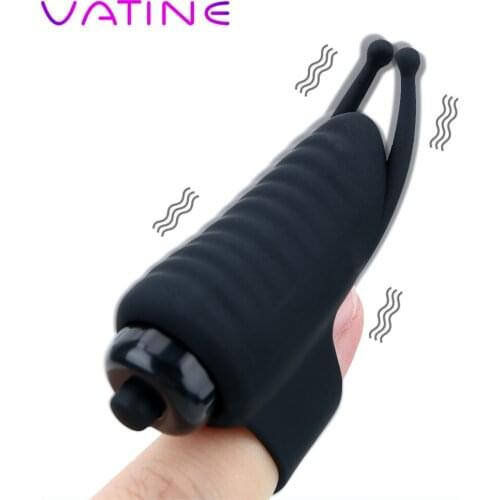 VATINE Finger Sleeve Vibrator G-Spot Finger Massage Female Masturbator Sex Toys For Woman Clitoris Stimulation Bee Tentacles