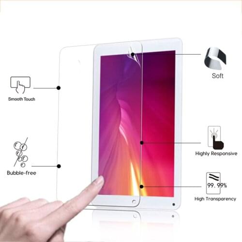 High Clear Glossy screen protector film For Newsmy T55 10.1" tablet front HD lcd screen protective films + tools in stock