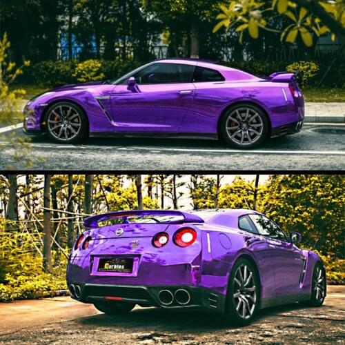 Higher Quality Chrome Style PVC 1.52*18m Size Popularly Color Wrap Film Bubble Free For Whole Type Cars