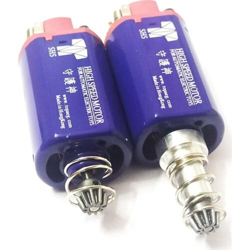 SHS Motor High Speed Motor for Airsoft AEG M16/M4/MP5/G3/P90 & AK/G36 Ver.2 Ver.3 Gearbox 480 Short Shaft Long Shaft