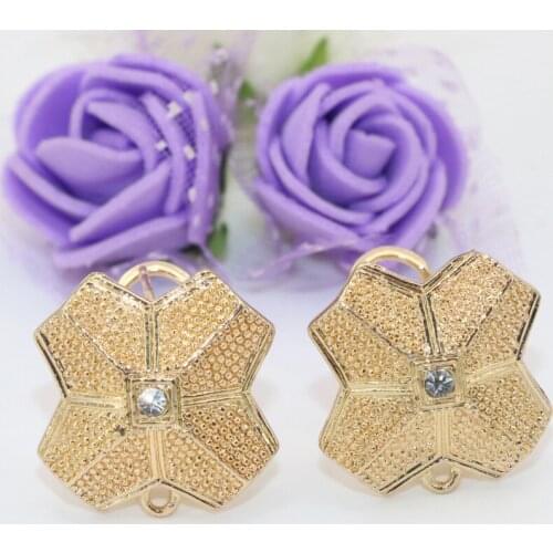 Hot sale 20mm gold-color stud earrings for women frost matte earring new fashion factory outlet charms jewelry 1 pair B2830