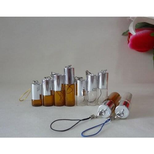 1ml,2ml,3ml,5ml,10ml Glass Roller Bottles, Empty Clear Roll on Bottle for Essential Oil Mini Sample Vial F138