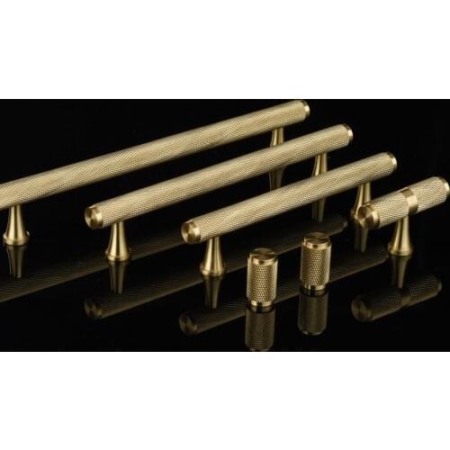 10PCS European Luxury Brass Cabinet Pulls Handles Cupboard Wardrobe Drawer Kitchen Cabinet Handles and Knobs Furniture Hardware