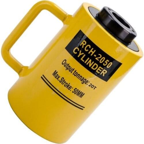 Hydraulic hollow cylinder 20 ton 50mm hydraulic hollow plunger jack,hollow plunger ram, RCH-2050