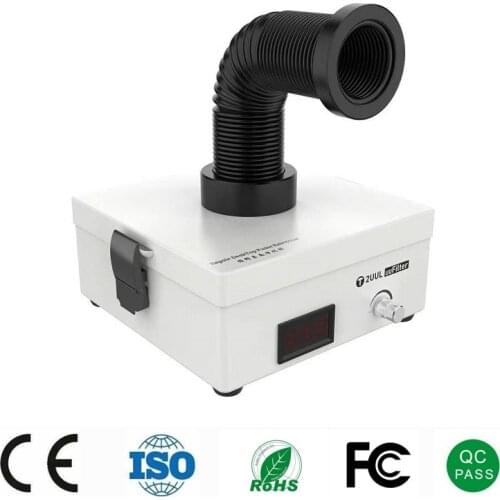 2UUL Fliter DeskTop Fume Extractor Smoking Filtering Exhaust Fan For Phone Motherboard Repair Purifying Device Welding Absorbing