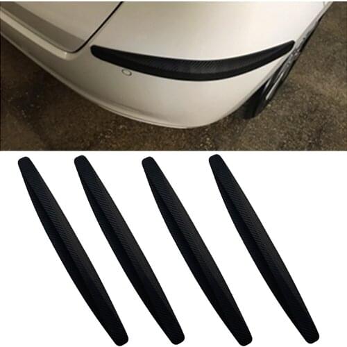 Car Bumper Protector Strips Guard Corner Anti-collision Protective Trim bar Black White Grey Car Accessories 4pcs