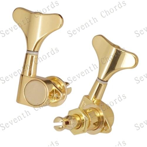 2L3R Gold Electric Bass Guitar Tuning Pegs Bass Guitar Machine Heads Tuning Keys Tuners buttons 5-String Bass guitar Accessories