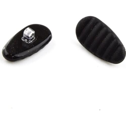 50Pairs(100pcs) Anti Slip black silicone Nose Pads For Eyeglasses Sunglass Glass Spectacles Eyewear titanium frame nose pad