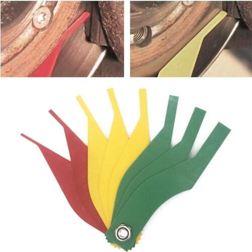 Car Supplies Auto Brake Pads Scale Universal Scale Thickness Gauge Measuring Instrument Van Brake Pad Thickness Depth Hand Tool