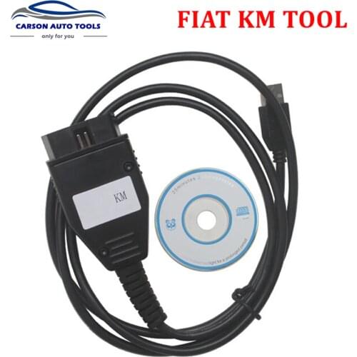 Best Quality For FI AT KM TOOL OBD2 Odometer Correction Tool Programmer For FI AT KM TOOLOBD II Mileage Programmer Free Shipping