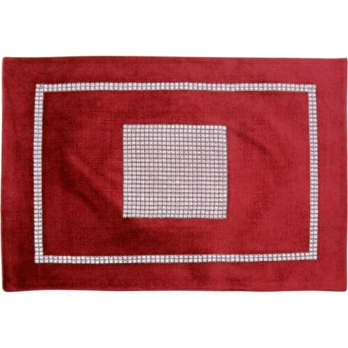 Placemat Dining Table Mats Diamond Rectangular Bowl Pad Napkin Luxury Table Tray Mat Coasters for Wedding Party Decor