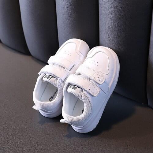 Todder Shoes Baby Sneakers Autumn White First Walkers Flat Baby Boys Girls Skate Shoes Indoor Casual Walking Shoe SXX041