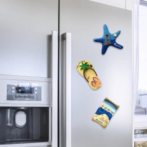 Kitchen Accessories Refrigerator Magnets 3D Designed Multi-style Resign Creative Cute Fridge Magnetic Sticker for Kitchen