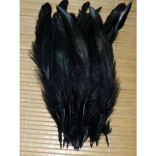 Hot! Sale 20pcs / lot high quality black pheasant feather, 5-7 "/ 12-18cm DIY jewelry accessories, wedding decorations