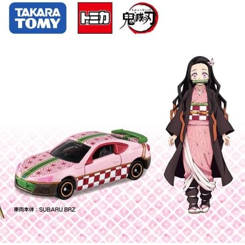 Takara Tomy Demon Slayer Kamado Nezuko Joint Name Alloy Car Model Toy 178664 Anime Figures Model Toys Gift Alloy Car