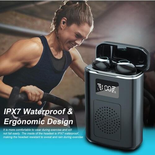 New M6 TWS Bluetooth 5.1 Earphones In-ear Earbuds Mini Dual Battery With Speaker Charging Case Sports Stereo HIFI LED Headphones