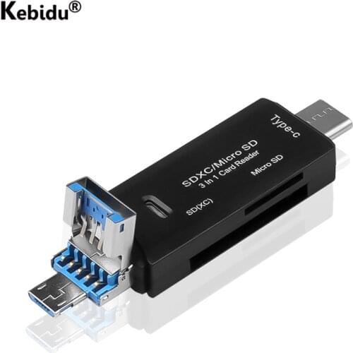 Micro USB/SD/TF/USB 4 In 1 OTG Card Reader High Speed USB Micro SD Adapter Flash Drive For Android Phone Tablet PC