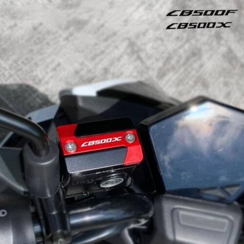 For Honda CB500X CB500F 2013 2014 2015 2016 2017 2018 2019 Front CNC Brake Fluid Cap Cover Master Cylinder Reservoir Oil Plug