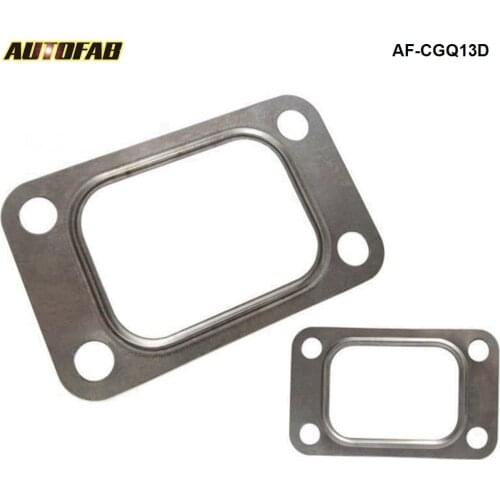 10PCS/LOT T3 T34 T35 T38 GT35 GT35R Turbo Turbine Inlet Manifold Gasket 304 Stainless Steel AF-CGQ13D