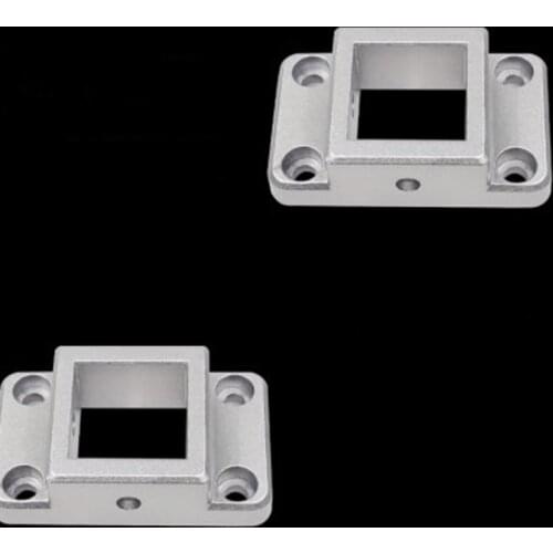 Industrial Aluminium Profile Connecting Block Supporting Foot 3030 4040 Flange Fixing Seat