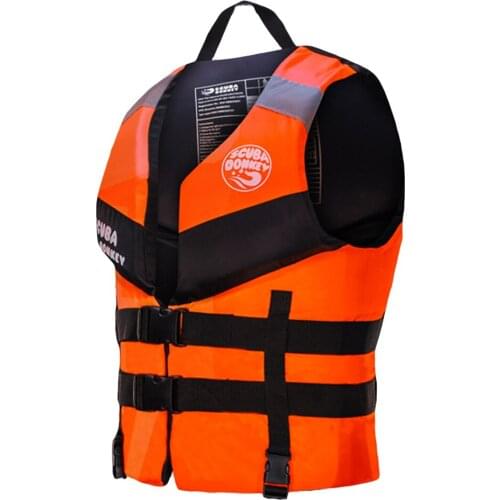 Adults Surf Vest Life Jacket Motorboats Jet Ski Kayak Life Safety Vest Wakeboard Rescue Boat Raft Swimming Drifting Fishing Vest