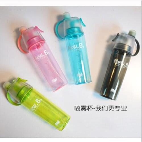 Sport Bottles Thermos Outdoor Sport Cycling Water Portable Bottle Mist Spray Cup Dual-use 400ml/600ml Drinking Cups