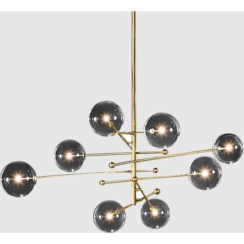 Glass ball kitchen chandeliers led wall moon lamp bathroom fixture nordic decoration home hanglampen living room decoration