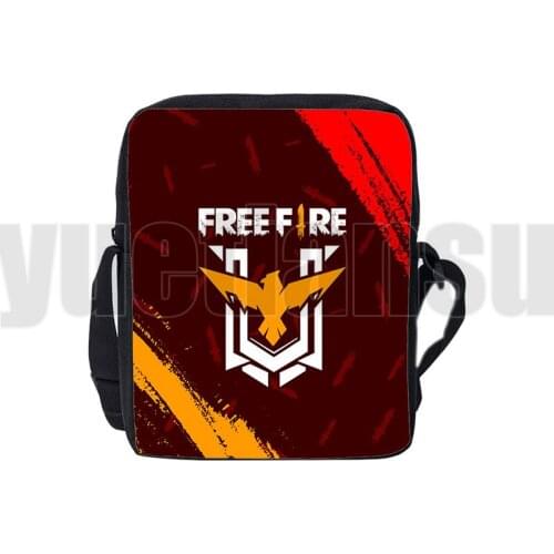 3D Print Game Free Fire Garena Shoulder Bags Crossbody Bags for Children Teenage Rucksack Women Zipper Canvas Fashion Back Pack