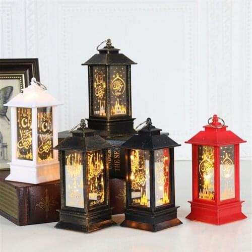 LED Ramadan Lantern Lights Ramadan Kareem Decoration for Home Eid Mubarak Decor 2021 Aid Mubarak Ramadan Decoration Islam Gift