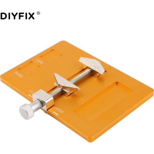 DIYFIX Universal Circuit Board PCB Holder Jig Fixture Work Station with CPU NAND Groove for iPhone 8 7 Plus IC Chip Repair Tools