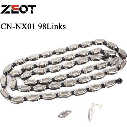 Shimano NEW NX01 Single Speed Olive Bike Chain 98Link NX01 Fixed Gear Mountain Bike Road Bicycle Chain With Magic Button