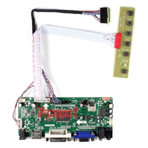 Yqwsyxl M.NT68676 LCD Controller Board kit for LCD LED Screen display panel HDMI+DVI+VGA+Audio driver board to DIY