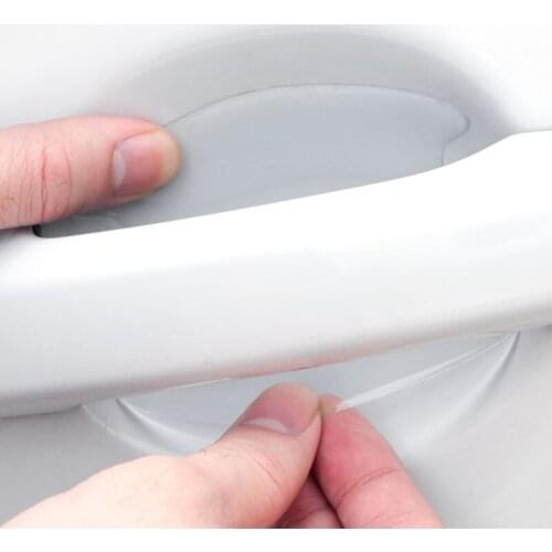 4 Pcs / Set Car Handle Protection Film Car Exterior Transparent Stickers For Chery A1 A3 Amulett A13 E5 Tiggo E3 G5 AUTO zubehör