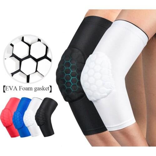 1 PC Honeycomb Basketball Elbow Support Pads Brace for Fitness Protector Elastic Arm Compression Sleeves Volleyball Support
